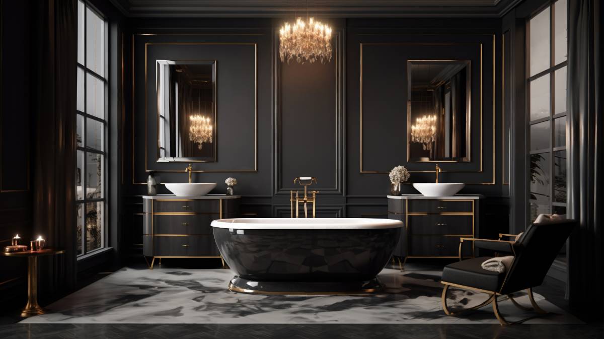 Art Deco Bathroom Vanity