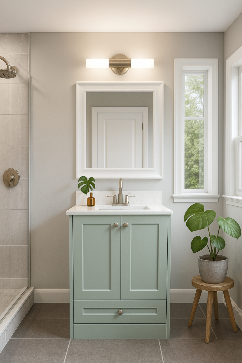 Colour Trends for Vanities: Neutrals, Bold Hues, and Two-Tone Designs