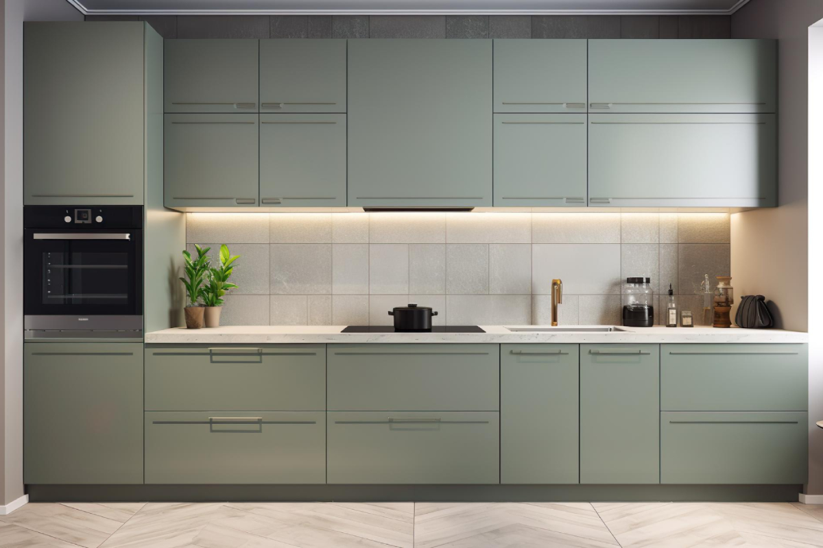 One-Wall Cabinet Layout